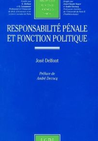 Responsabilite penale et fonction politique