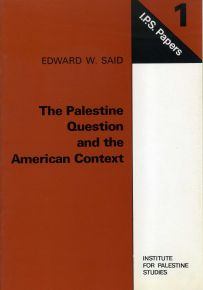 The Palestine Question and the American Context
