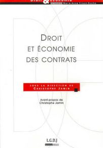 Droit et economie des contrats